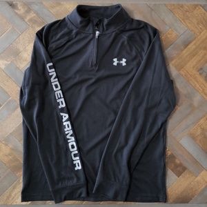 Boys Under Armour YL Black Pullover
